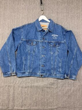 Vintage Denim Men's Jacket ID Wear HOUSE OF BLUES Denim XL NEW